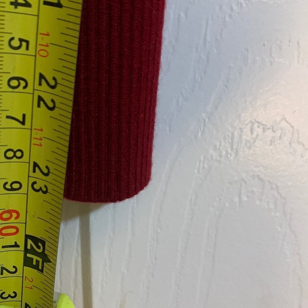 Hilliard & Hanson Red Tutttle Neck Size M - Picture 3 of 9